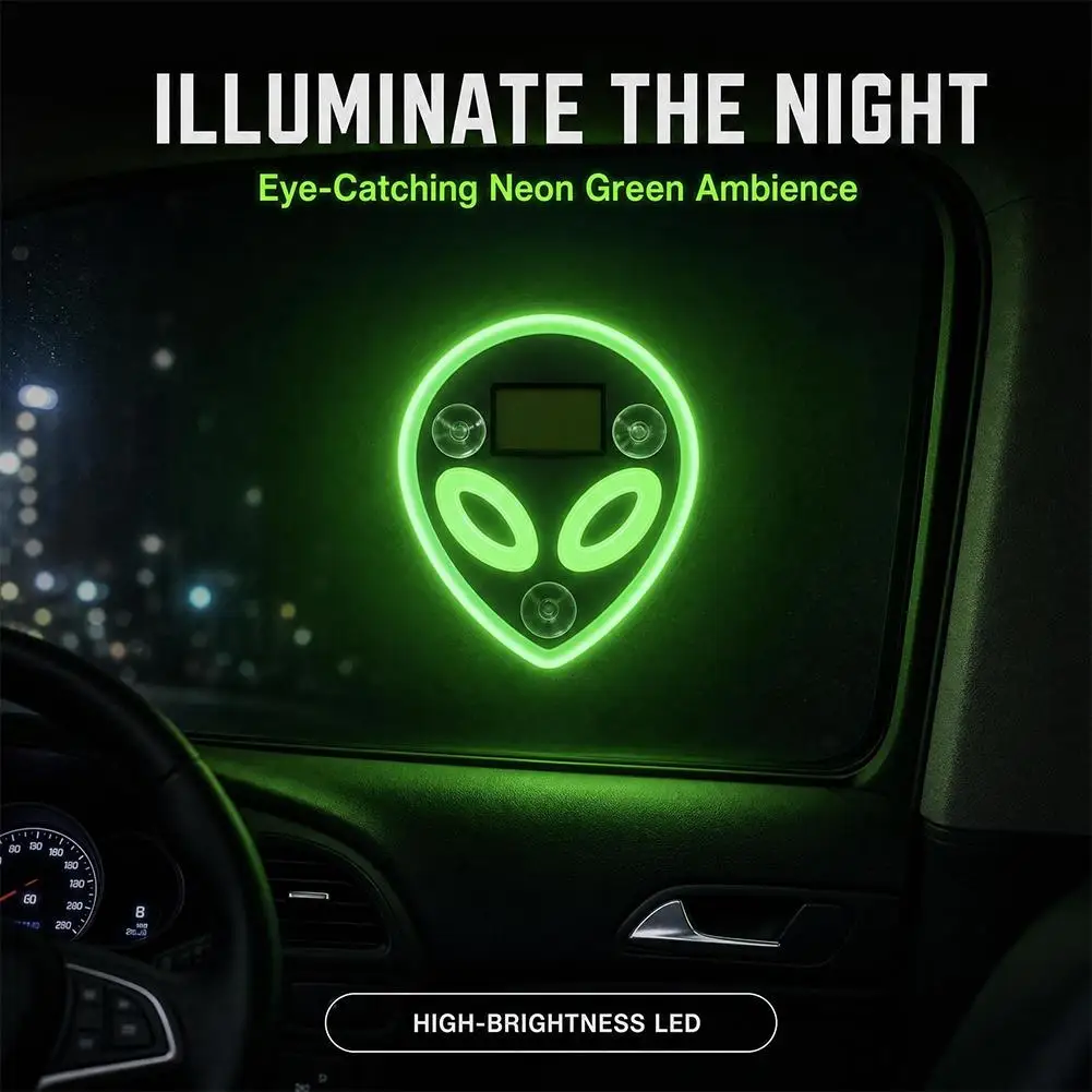 Solar LED Neon Light for Car Multi-Mode Color-Changing Triangular Window Ambient Lamp