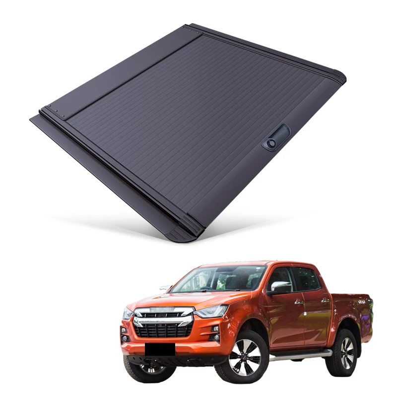 Car Parts Roller Lid Up Pick Up Truck Aluminium Alloy Tonneau Cover For Isuzu D-Max 2012+