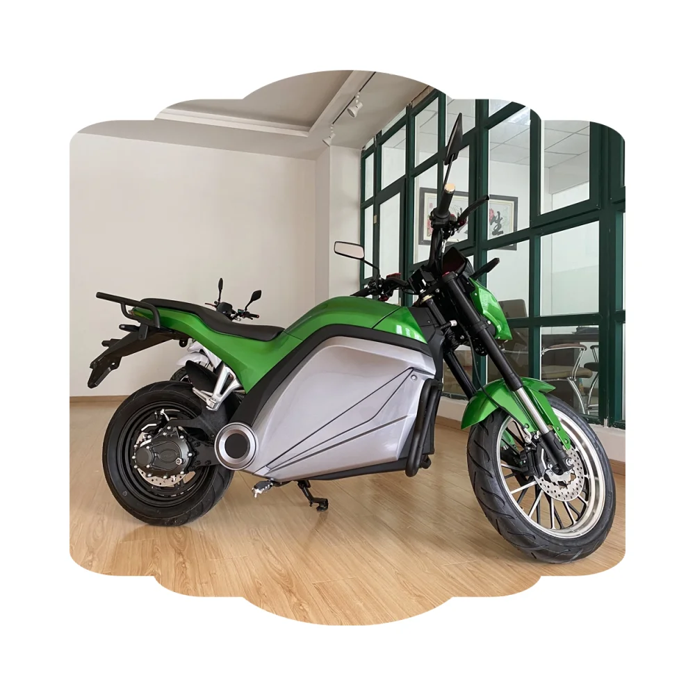 Fashion 72v Lithium Battery E-motorcycle 4000w 80km/h Electric Racing Motorcycle