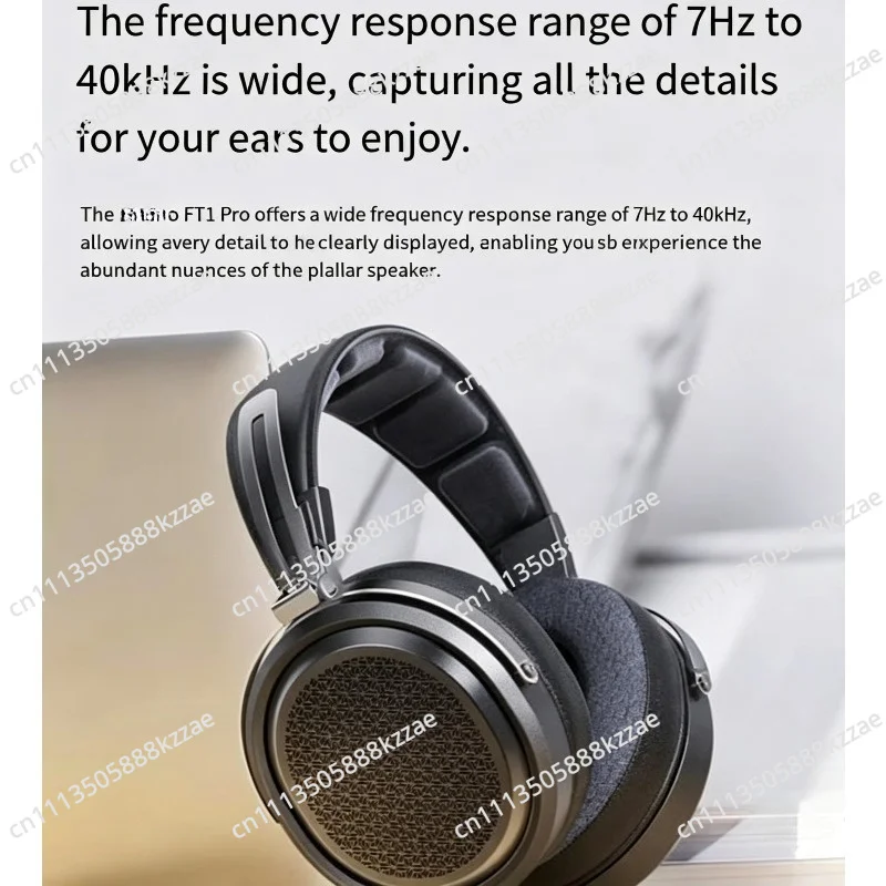 Open-Back Planar Driver Headphone，For Home Studio Recording，FT1 Pro Magnetic Wired Hi-Fi Headset Hi-Res Audio