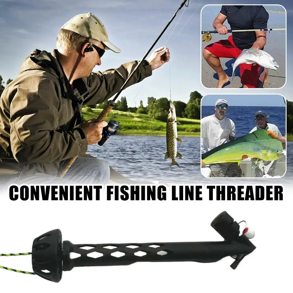 

Simple Convenient Fishing Line Threader Magnetic Fly Threader Finger Protection Safe Portable High Quality Fishing Lanyard Tools