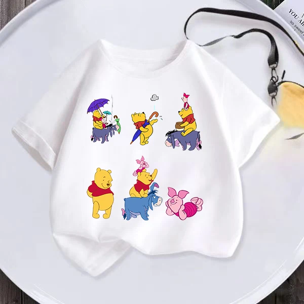 

Disney Winnie The Pooh Summer Fashionable T-shirts for Boys and Girls