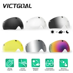 VICTGOAL Fahrradhelm Bunte Brille Selbsttönende Gläser Nacht Radfahren Sportgläser Verfärbung Brille für Männer MTB Fahrradzubehör