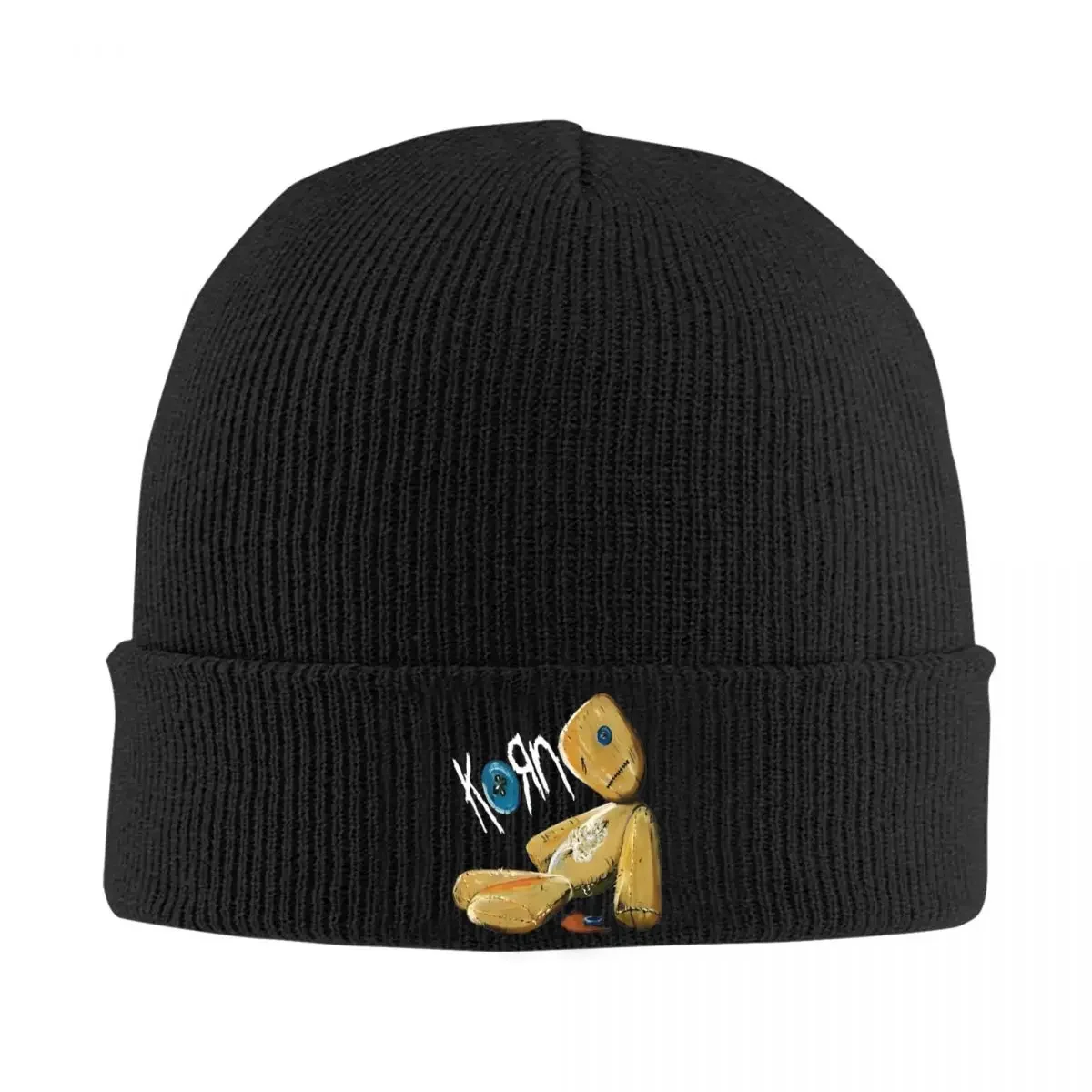 Music Rock Korn Rag Doll Hat Autumn Winter Beanies Warm Metal Band Neidermeyers Caps Unisex Knitted Hat