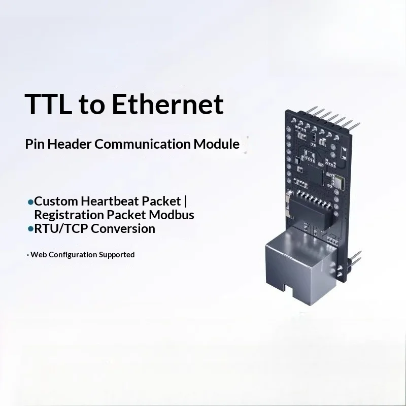 High Cost-Effective TAS-LAN-751 TTL to Ethernet Module   Modbus RTU/TCP UDP HTTP MQTT  RJ45  3.3V/5V