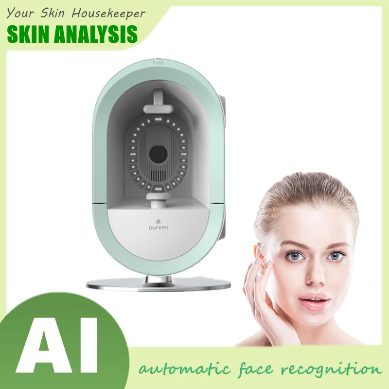 Beauty Salon New 3D Technology Professional AI Skin Camera Device Facial Scanner Skin Analysing Equipment Skin Analyzer Machine