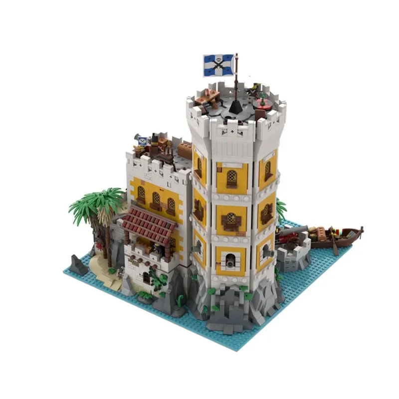 MOC-156302 Island Building Puzzle Assembly Building Blocks Toy Model Bay Building 4516PCS Children's Birthday Christmas Toy Gift