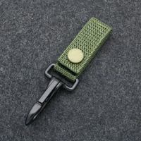 New 1pcs Tactical Hanging Key Hook Clip Clamp Buckle Nylon Webbing Molle Belt Carabiner