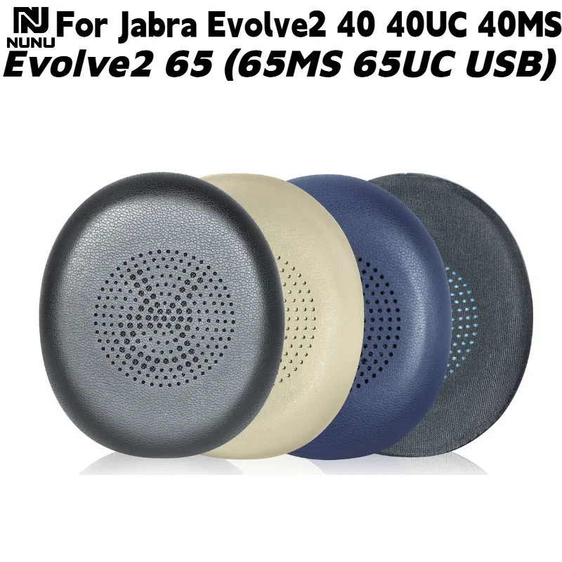Replacement Protein skin/Ice gel Ear Pads for Jabra Evolve2 40 40UC 40MS / Evolve2 65 65MS 65UC USB Headset Earmuff Repair Parts
