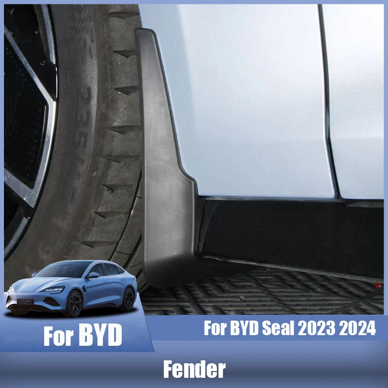 For BYD Seal 2023 2024 Fender Prevent dirt and mud splashing Snap on installation Anti cracking Automotive exterior modification