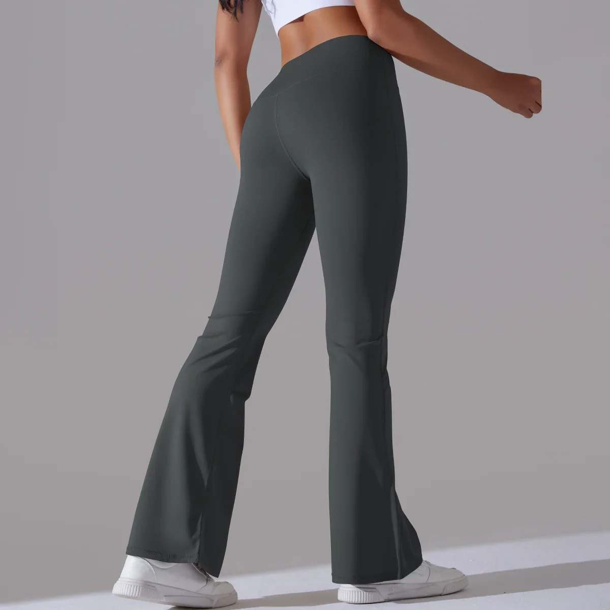 Stretch Dagelijkse Dans Workout Legging Flare Legging Yoga Broek Dames Bell Bottoms Yoga Broek Hoge Taille Gym Fitness Broek