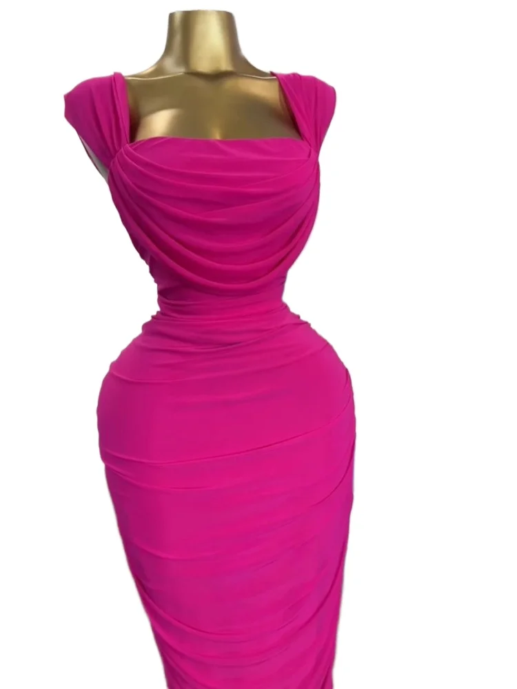 

Женский укороченный топ с лямкой на шее и облегающая юбка-миди, комплект из 2 предметов, лето 2022, комплект из двух предметов, костюм с длинной юбкой