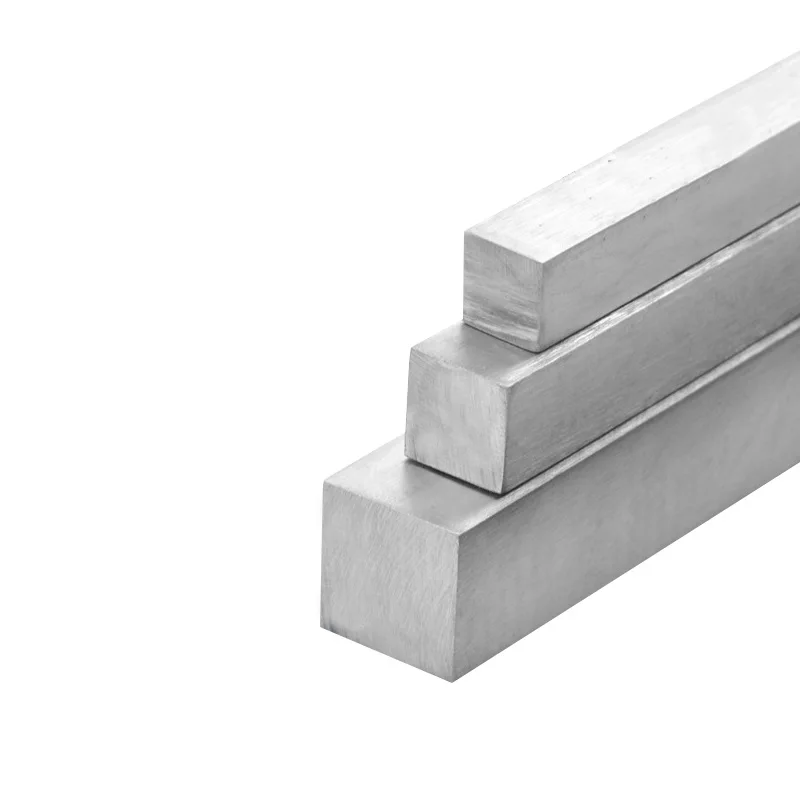 304 Stainless Steel Square Bar Rod 4Mm 5Mm 6Mm 8Mm 10Mm 12Mm Length 300Mm High-Speed Steel Linear Shaft