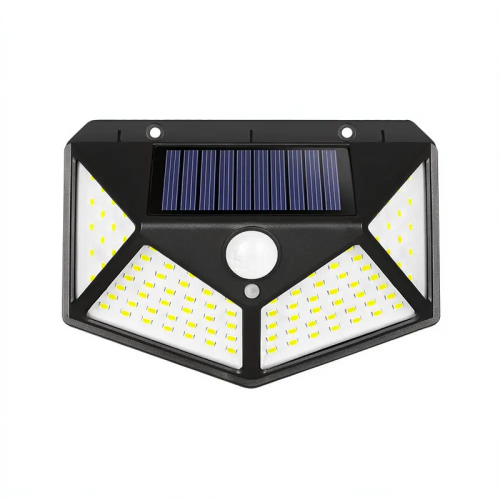 Solar Motion Sensor Wall Light Triple Head Outdoor Waterproof Split Lamp For Garden Yard Patio Path Security Lighting