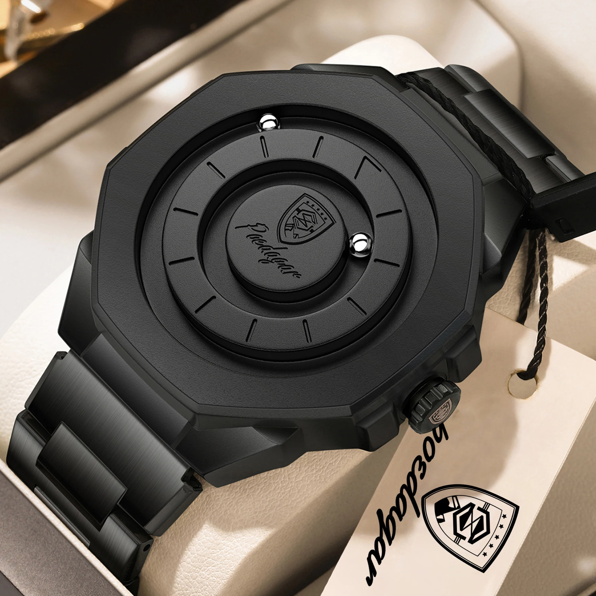 POEDAGAR Luxury Creative Men Watch Waterproof Stainless Steel Male Wristwatch Quartz Business Fashion Men's Watches Reloj Hombre