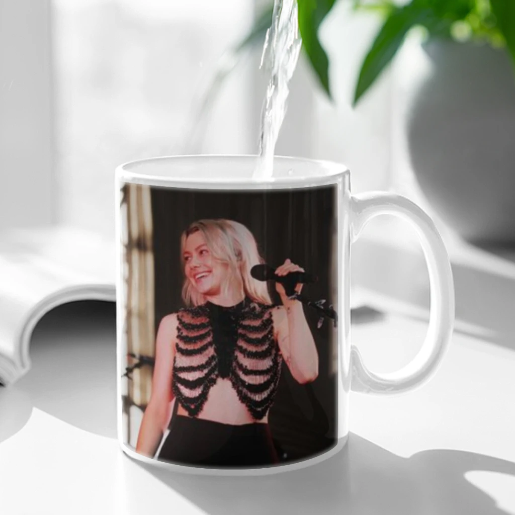 Singer Phoebe Bridgers Music Album Hot Songs Movie Coffee Mug 11oz Fun Ceramic Coffee Tea Cocoa Cup Handle Tea Drink Cup