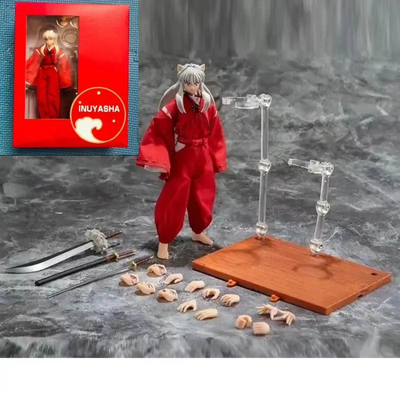 En stock Dasin/Great Toys/GT Inuyasha 1/12 16cm/6 pouces SHF/S.H.F Figurine d'action en PVC Jouets Cadeaux de collection