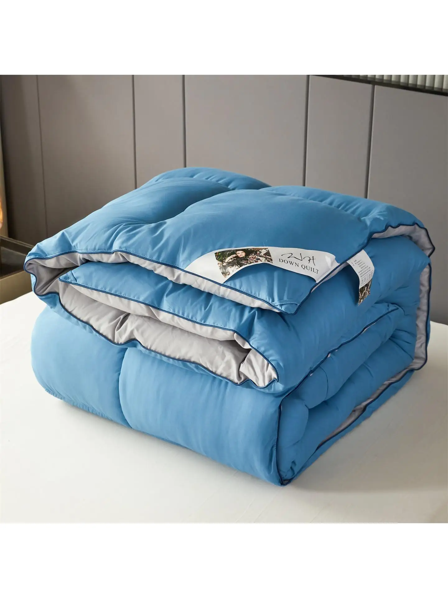 

Одеяло-аналог пухового одеяла гостиничного качества, утолщенное, теплое, всесезонное, подарочное, для всех сезонов, из полиэфирного волокна, для групповых закупок