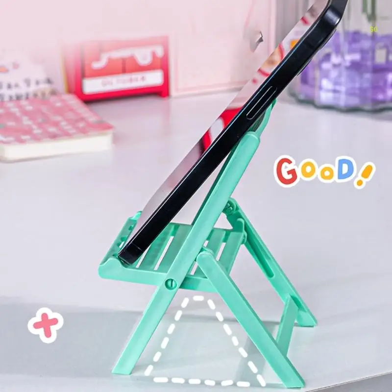 Telefon Stehen Tablet Desktop Stuhl Form Schreibtisch Tablet Tisch Halter Kunststoff Halter Dropshipping