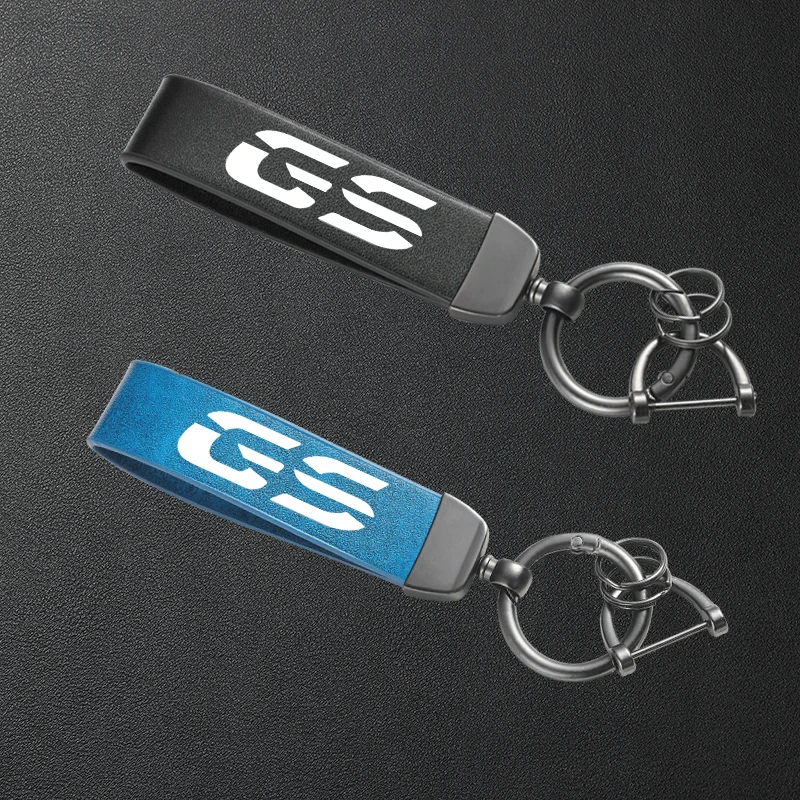

Motorcycle High-Grade Leather Keychain Metal Keyring For BMW R1250GS R1200GS F900GS F750GS F650GS F850GS G310GS R1300GS