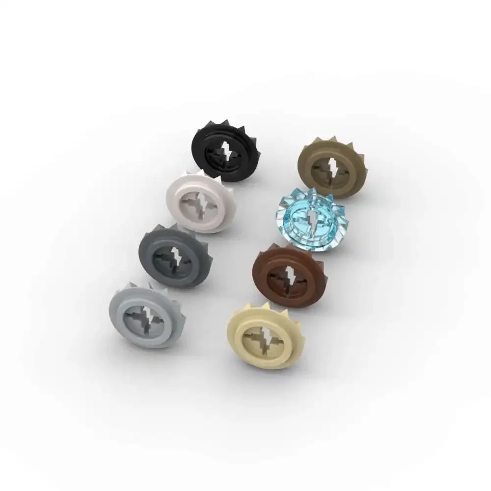 MOC 10 pièces Gear 6589 12 dents blocs de construction Kit biseauté brique particules Puzzle éducatif bricolage jouets enfants anniversaire cadeaux de noël