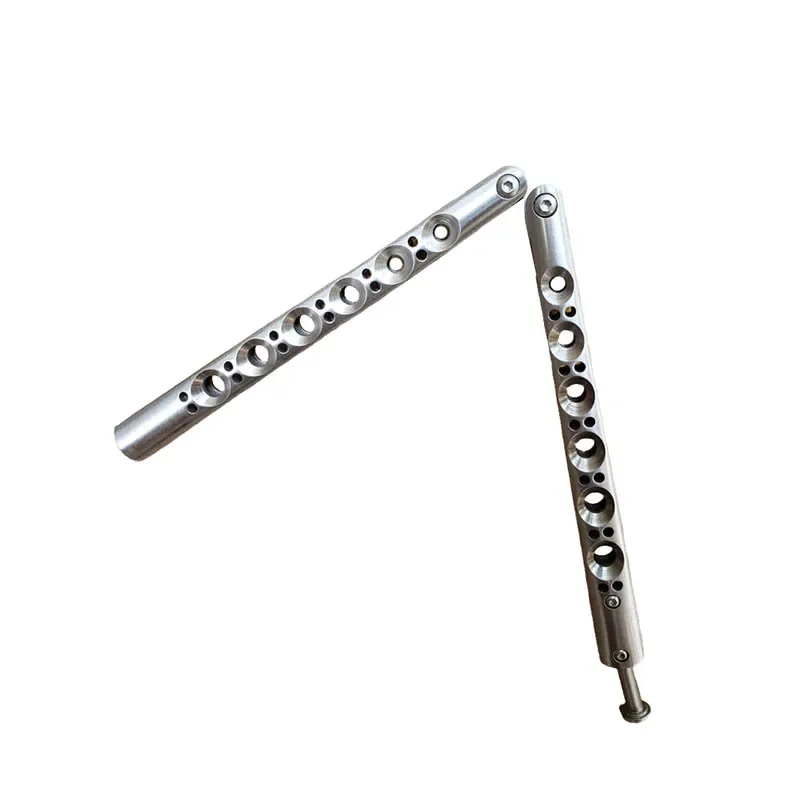TheOne Crocodile нож бабочка Channel 440C Shaped Blade Stainless Steel Handle Pocket EDC Tool Knife