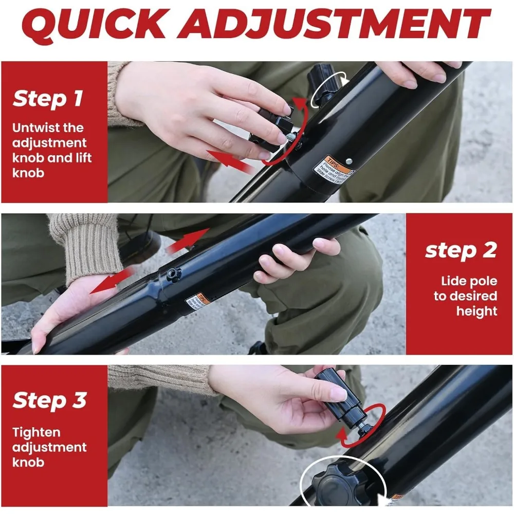 نظام أهداف كرة السلة قابل للتعديل بطول 5.6-10 أقدام مع طوق خارجي مقاس 44 بوصة للأطفال والشباب، مثالي للعب في الفناء الخلفي