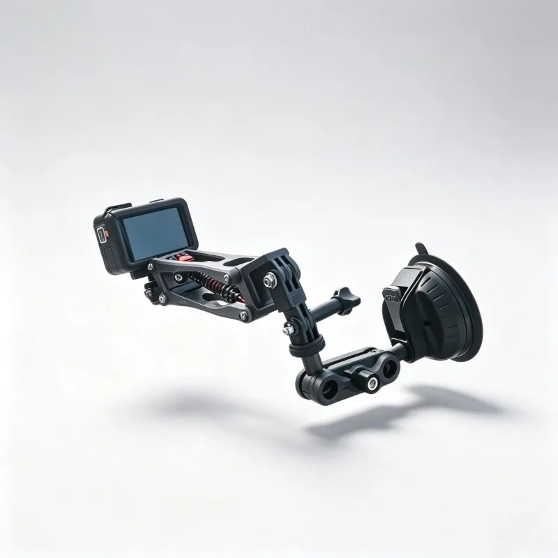Z-axis micro shock absorption arm, vehicle motion camera shock absorption