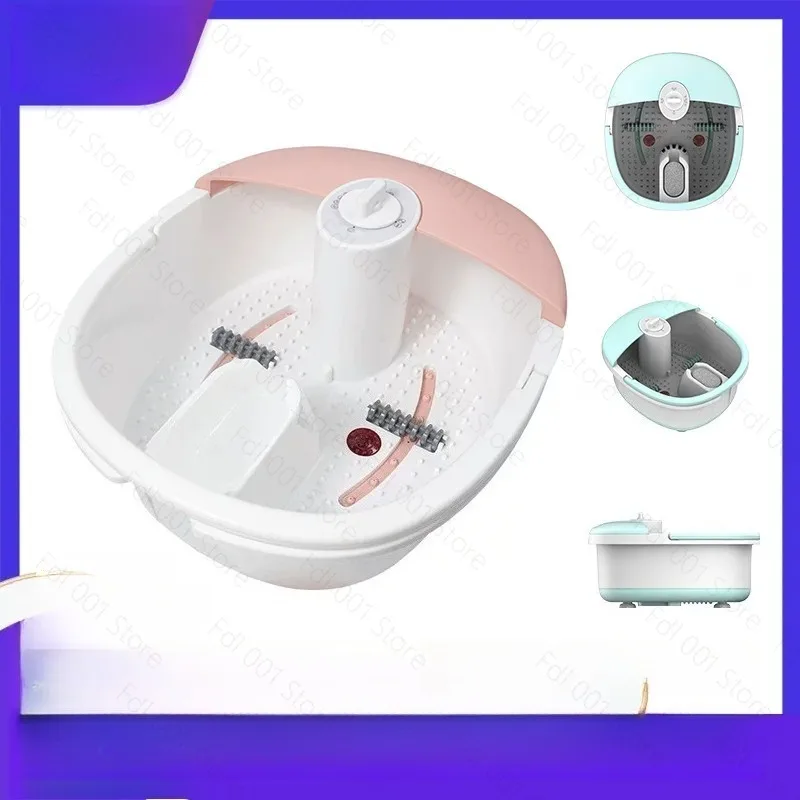 Electric Foot Bath Massager Smart Portable Water Foot Bath with Bubble Red Light Heating