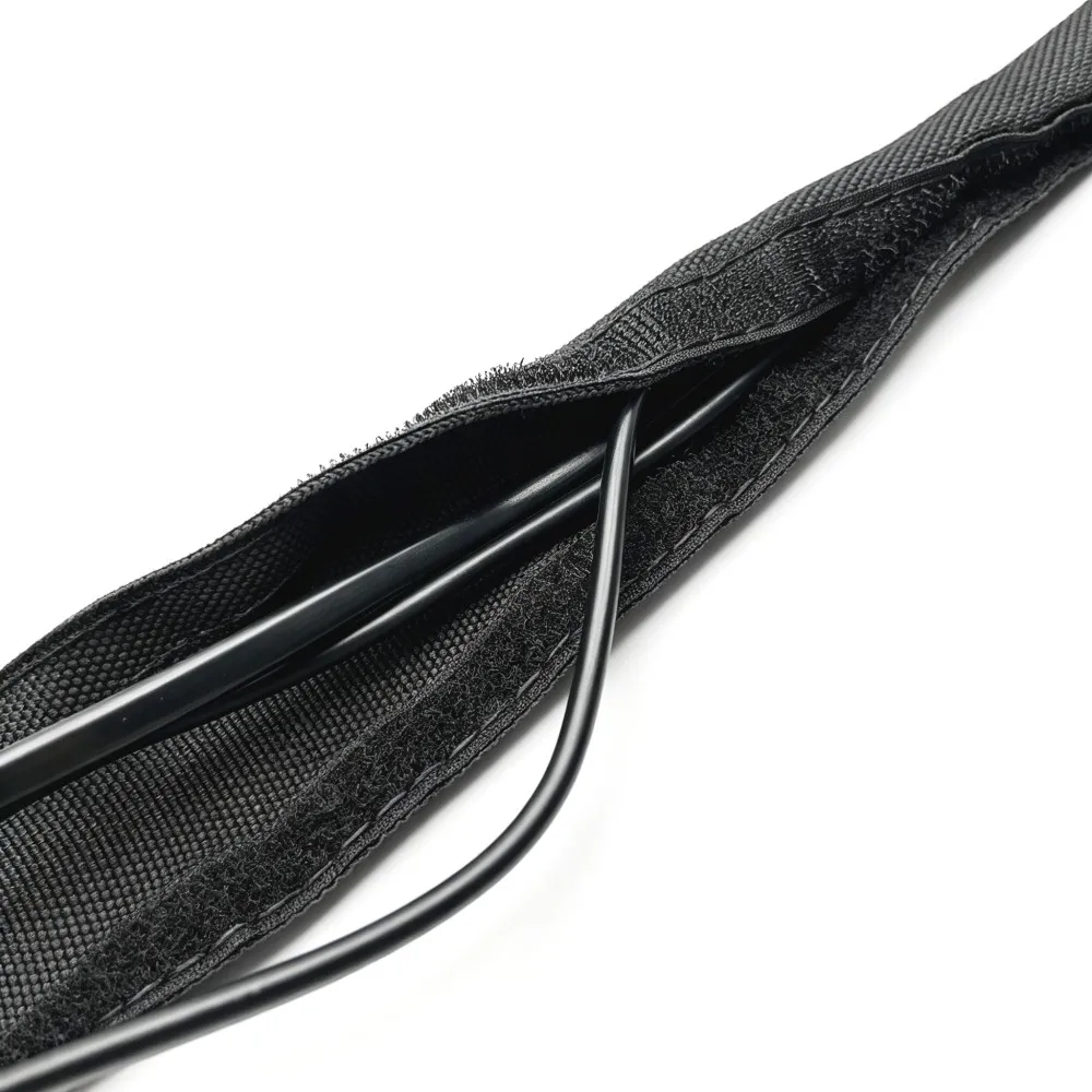 ID 10mm - 100mm PET Braided Cable Sleeve Insulated Flame Retardant Self-adhesive Nylon Sheath Wire Line Harness Protective