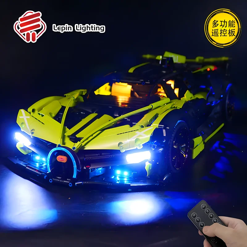 RC LED Light Kit para DIY, carro esportivo técnico, apenas luz LED sem blocos Modelo, 10211