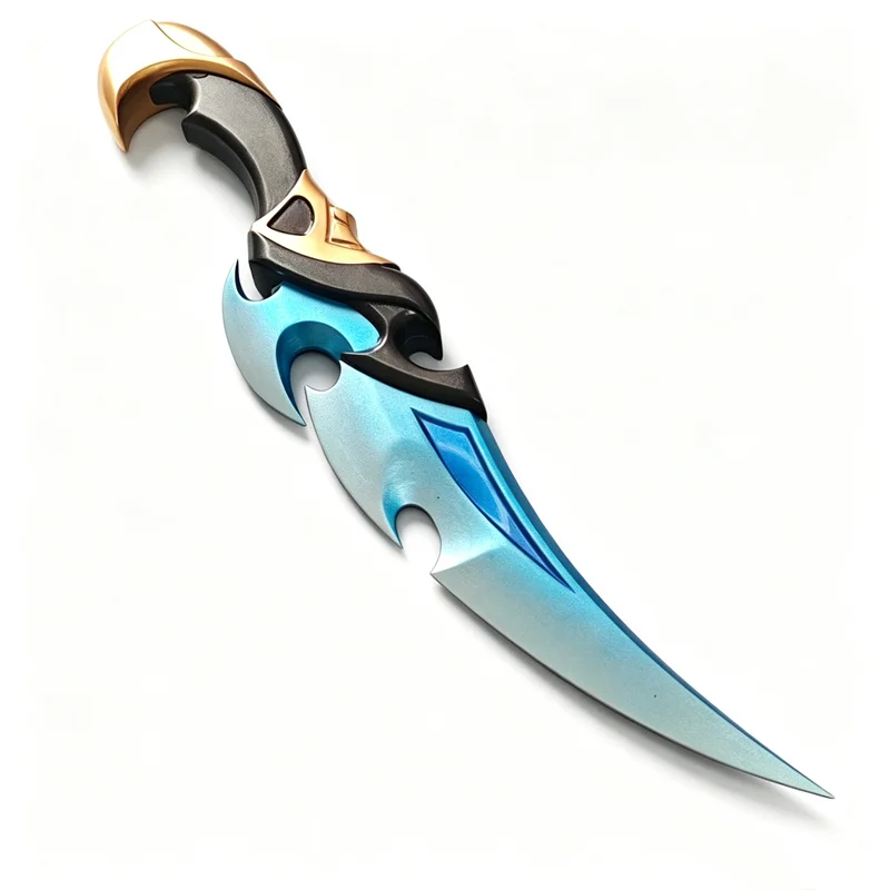 Game Genshin Impact Lohen Cosplay Hand Blade Knife Model Prop 30cm Role Play Costume Accessories For Stage Show Halloween Party