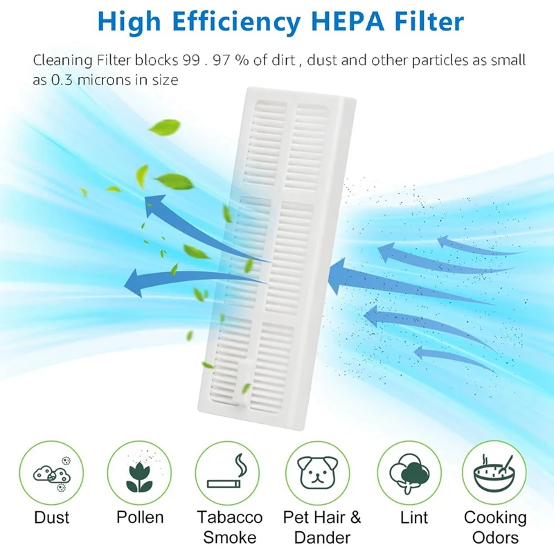 Kit d'accessoires de rechange pour aspirateur NARWAL Freo Robot, brosse latérale principale, filtre HEPA, tampons de vadrouille