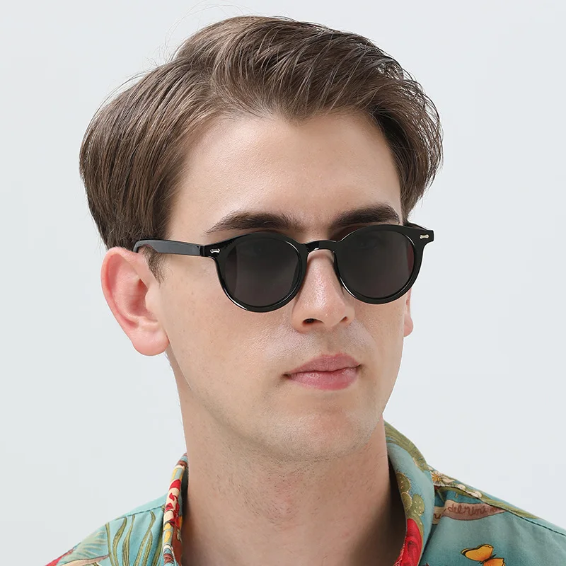 New Fashion Sunglasses Round frame Men Women Sun Glasses Brand Designer Colorful Eyewear Vintage Male Female UV400 Gafas de sol