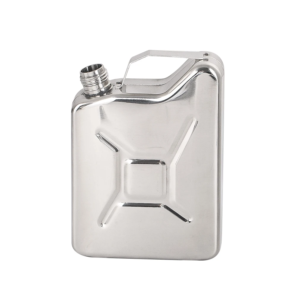 

D5 5oz Hip Flask for Liquor Whiskey Oil Jerry Can Shape Stainless Steel Portable Alcohol Wine Bottle Pot Camping Pocket Gifts