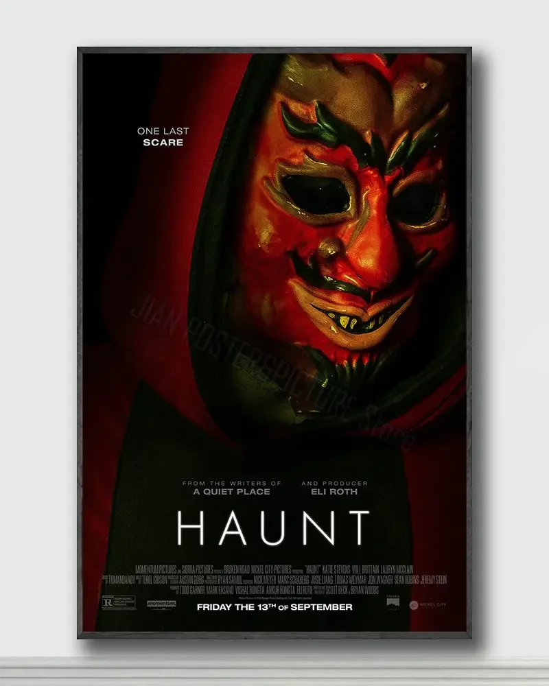 NJ213 Haunt Movie 5 Silk Posters and Prints wall art Art Poster Home Decor