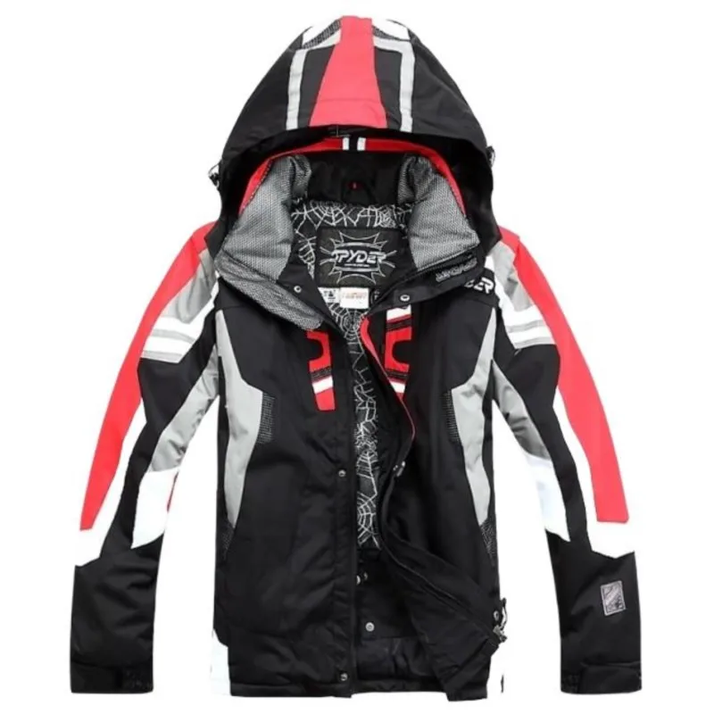 Homens inverno com capuz quente parkas jaqueta de neve à prova dwaterproof água para caminhadas acampamento esqui super quente superior ao ar livre jaqueta de snowboard