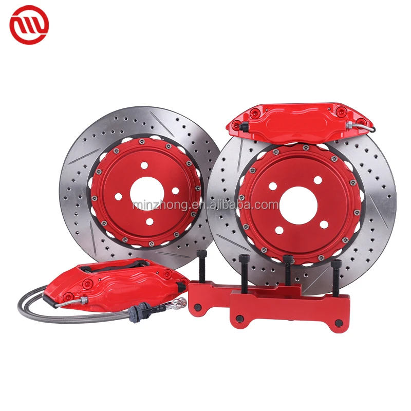 China Factory Big Brake Kit for ANP 7600 brake Caliper 4 Piston Modified disc brake rotor for 15 /16 inch wheel