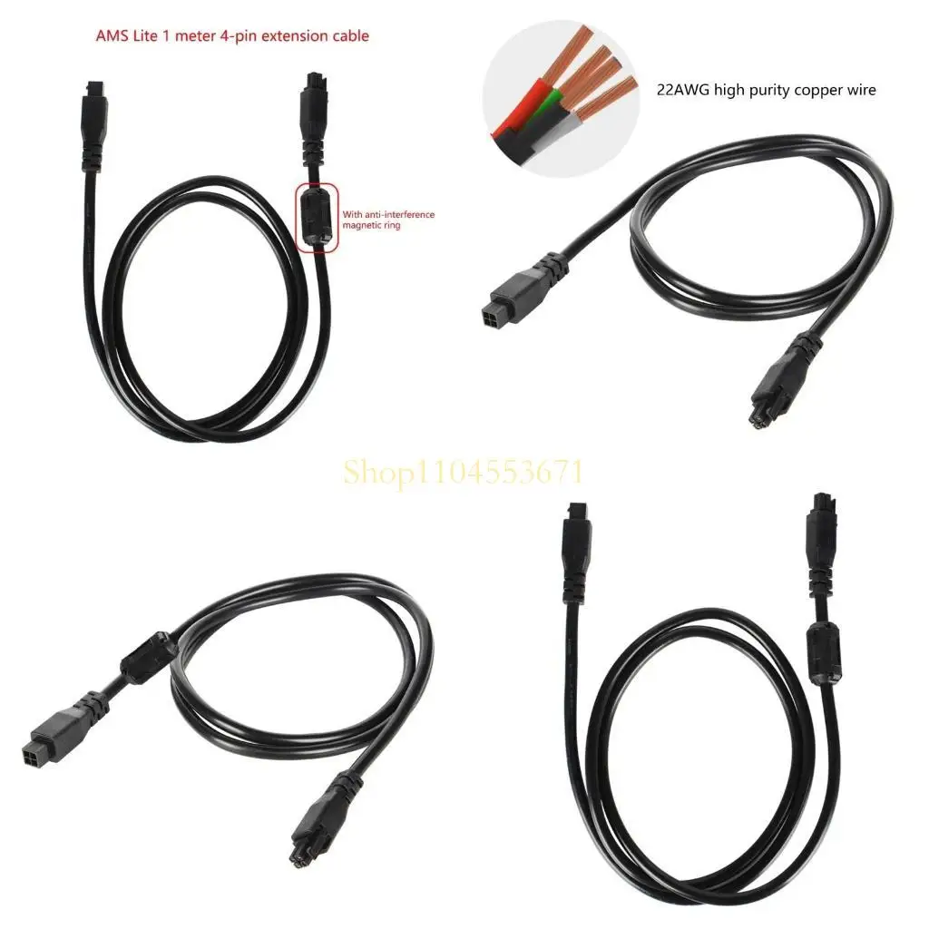 

Best Seller 4-pin Extension Cable For Lab For Lite 4pins Printer Cord Enhances 3D Printing Connection