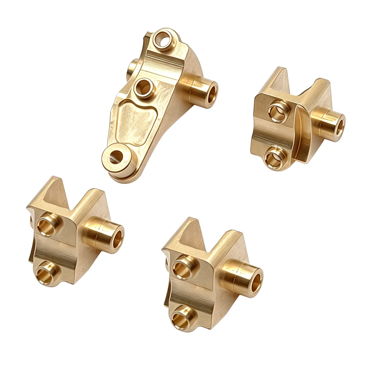 RC Car Brass Upgraded Rod Fixed Seat Fit For HUANGBOTOYS 1/10 R1001 R1011 Full Scale Modification Remote Control Car Parts ﻿