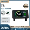電動自転車液晶 T8 ディスプレイ SM/防水プラグ 24V-72V 電動自転車インテリジェントカラーディスプレイ電動自転車キット 1