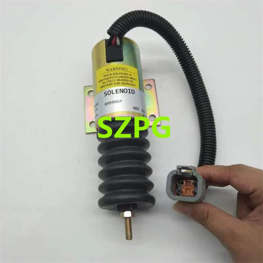 

89998GT 89998 12V Stop Solenoid for Genie Lift Part Z-135-70 Z-80-60 S-85 S-120 S-125