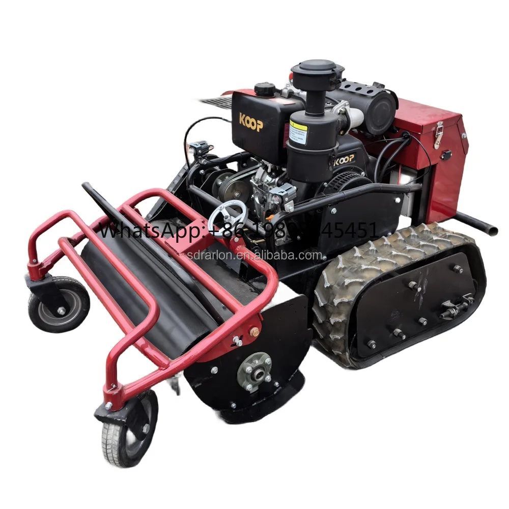 

Big Power Rc Control Smart Robot Grass Cutting Machine Brushless Motor Electric Tracked Mini Lawn Mower