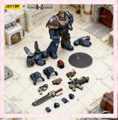 

JOYTOY Warhammer 40k 1/18 Action Figures Ultramarines Star Warriors 2 Lieutenant Titus Sergeant Gadriel Brother Chairon