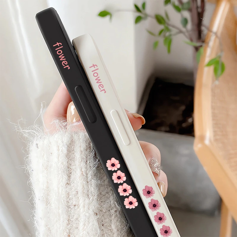 جراب هاتف لهاتف Vivo Y22 2022 Y22S Y12S Y21S Y21T Y21A Y20I Y20 Y19 Y16 Y04 Y02 Y02S نمط زهرة غطاء ناعم مقاوم للصدمات