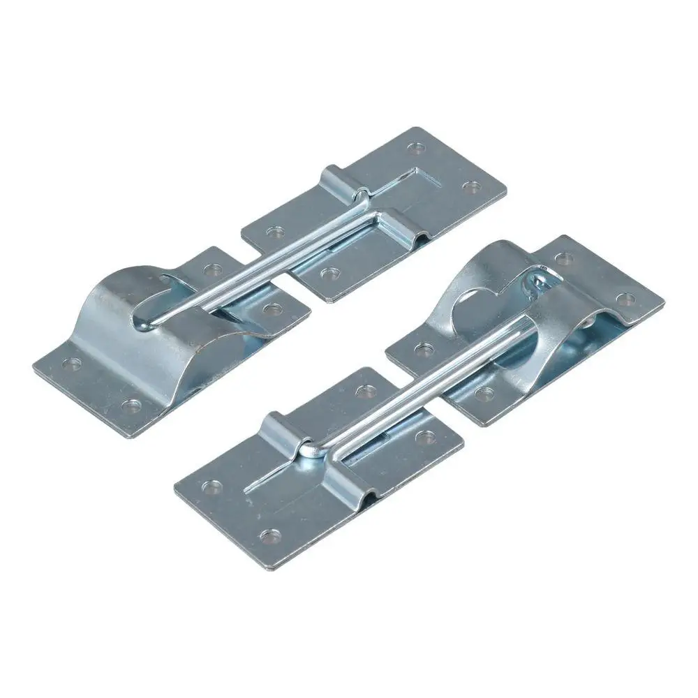 2 Sets Galvanized Iron T-Style Door Catch 6 Inches Universal Door Catch Holder 4 Inches Trailer Door Holder