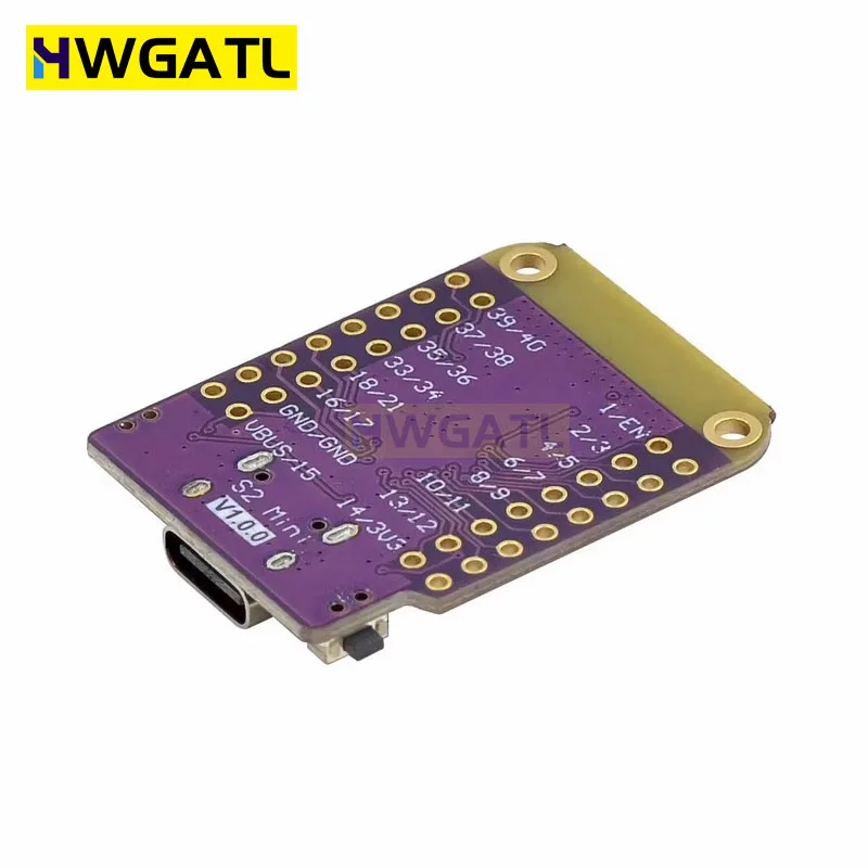 HWGATL ESP32 S2 Mini V1.0.0 WIFI IOT Board 4MB Flash 2MB PSRAM MicroPython Arduino Kompatibel LOLIN ESP32-S2FN4R2