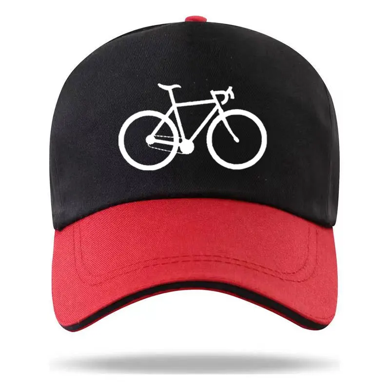 New Summer Cotton High Quality Bicycle Printing Baseball Cap For Men Women Dad Hat golf caps Velcro Cap hats for women