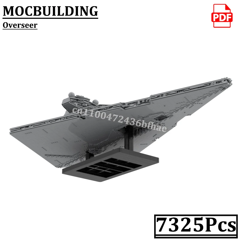 

Overseered Spaceship Model Blocks Model MOCBUILDING Bricks Sci-fi Movie Construction Toys Gift Bricks