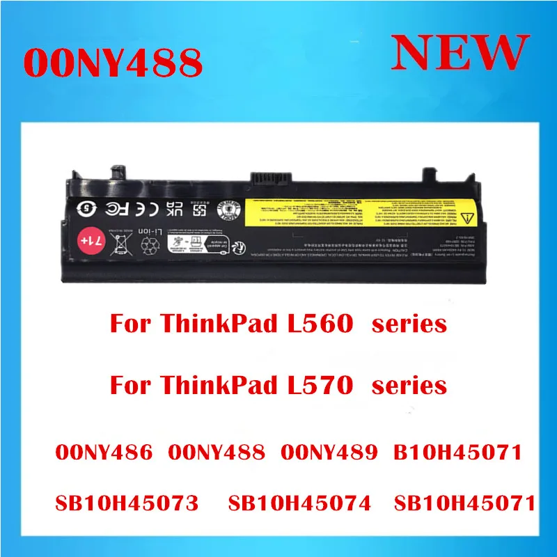 00NY486 00NY488 Battery for Lenovo ThinkPad L560 L570 71+